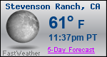 Weather Forecast for Stevenson Ranch, CA