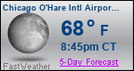 Weather Forecast for Chicago O'Hare International Airport, IL