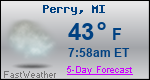 Weather Forecast for Perry, MI