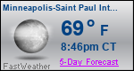 Weather Forecast for Minneapolis-Saint Paul International Airport, MN
