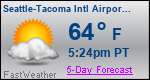 Weather Forecast for Seattle-Tacoma International Airport, WA