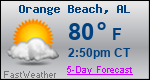 Weather Forecast for Orange Beach, AL
