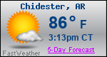 Weather Forecast for Chidester, AR