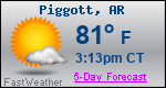 Weather Forecast for Piggott, AR