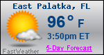 Weather Forecast for East Palatka, FL