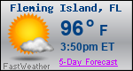 Weather Forecast for Fleming Island, FL