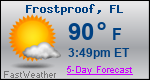 Weather Forecast for Frostproof, FL
