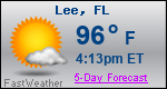 Weather Forecast for Lee, FL