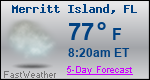 Weather Forecast for Merritt Island, FL