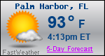 Weather Forecast for Palm Harbor, FL