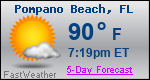 Weather Forecast for Pompano Beach, FL