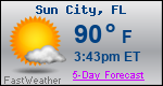 Weather Forecast for Sun City, FL