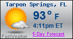 Weather Forecast for Tarpon Springs, FL