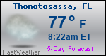 Weather Forecast for Thonotosassa, FL