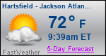 Weather Forecast for Hartsfield - Jackson Atlanta International Airport, GA