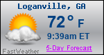 Weather Forecast for Loganville, GA