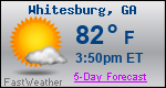 Weather Forecast for Whitesburg, GA