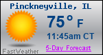Weather Forecast for Pinckneyville, IL