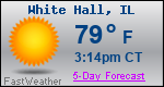 Weather Forecast for White Hall, IL