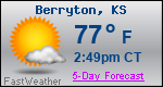 Weather Forecast for Berryton, KS