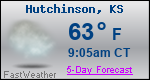 Weather Forecast for Hutchinson, KS