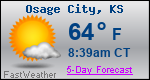 Weather Forecast for Osage City, KS