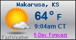 Weather Forecast for Wakarusa, KS