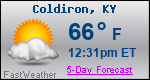 Weather Forecast for Coldiron, KY
