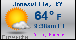 Weather Forecast for Jonesville, KY