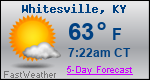 Weather Forecast for Whitesville, KY