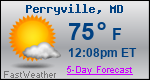 Weather Forecast for Perryville, MD