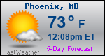 Weather Forecast for Phoenix, MD