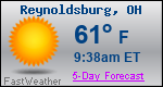 Weather Forecast for Reynoldsburg, OH