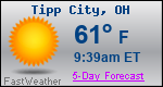 Weather Forecast for Tipp City, OH