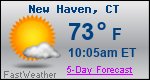 Weather Forecast for New Haven, CT