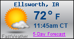 Weather Forecast for Ellsworth, IA