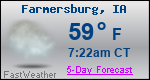Weather Forecast for Farmersburg, IA