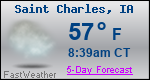 Weather Forecast for Saint Charles, IA