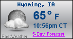 Weather Forecast for Wyoming, IA