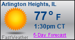 Weather Forecast for Arlington Heights, IL