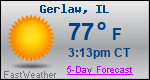 Weather Forecast for Gerlaw, IL