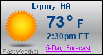 Weather Forecast for Lynn, MA