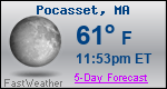 Weather Forecast for Pocasset, MA