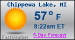 Weather Forecast for Chippewa Lake, MI
