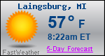 Weather Forecast for Laingsburg, MI