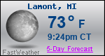 Weather Forecast for Lamont, MI
