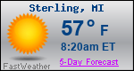 Weather Forecast for Sterling, MI