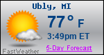 Weather Forecast for Ubly, MI