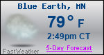 Weather Forecast for Blue Earth, MN