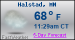 Weather Forecast for Halstad, MN